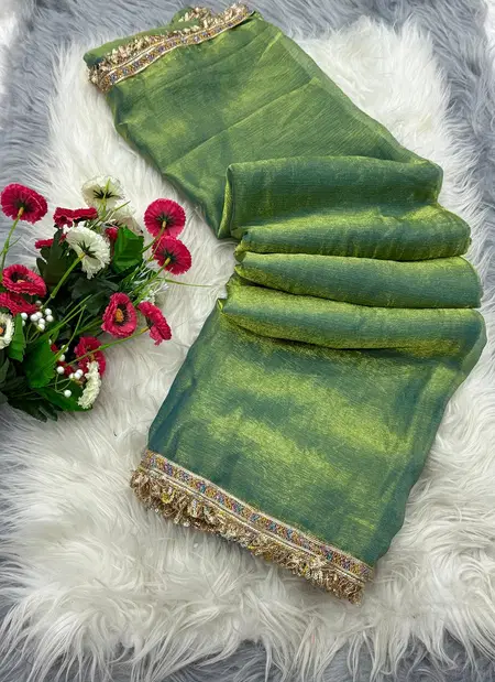 Nitya Sweety Space Silk Sequence Designer Saree Orders In India